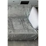 Sofa Cover Pelüş Kaymaz Tabanlı Koltuk Örtüsü 170X215 Cm Antrasit