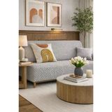 Sofa Cover Pelüş Kaymaz Tabanlı Koltuk Örtüsü 170X215 Cm Gri