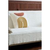 Sofa Cover Pelüş Kaymaz Tabanlı Koltuk Örtüsü 170x215 Cm Krem Krem