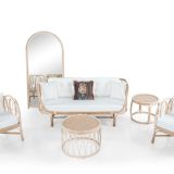 Sofa Üçlü Bahçe Oturma Takımı