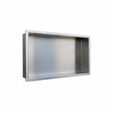 sofdekor Paslanmaz Çelik Duş Niş Banyo Niş Duvar Niş Banyo Raf Sabun Şampuan Banyo Düzenleyici 60cmx30cmx8cm Gümüş(Krom)