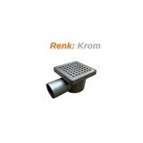 Sofdekor Yer Süzgeci 10x10cm 50mm Yatay Çıkış