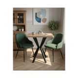 Sofex Mutfak Cafe Balkon Bahçe Restoran Yemek Masası 70X70 Metal Ayak Kalınlaştırmalı