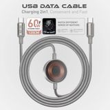 Soffany HM-260 60W USB-C hızlı şarj ve Apple Watch Uyumlu Manyetik Şarj Kablosu