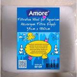 Soffice Aquarium Filtration Wool Akvaryum 60 gr Filtre Elyafı 34x180CM Soffice, Silikonsuz - 60gr 34x180cm