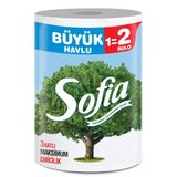 Sofia 3 Katlı Büyük Havlu 1=2 Rulo Kağıt Havlu