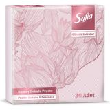 Sofia 33x33 cm 30 Adet Kumaş Dokulu Lüks Pembe Peçete