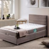 Sofia Baza Başlık Letto Yatak Seti, Kahverengi, 90X200