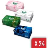 Sofia Kutu Mendil 100 Yaprak x 24 - Beyaz