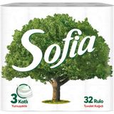 Sofia Tuvalet Kağıdı 32 Rulo 3 Katlı Yumuşaklık ve Ekstra Dayanıklılık