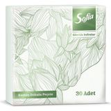 Sofia Yeşil 30'lu Kumaş Dokulu Peçete