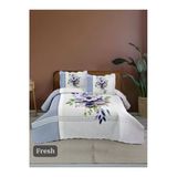 Sofline Çift Kişilik Kapitone Yatak Örtüsü, Klasik Desenli Model - Fresh (250 X 260Cm)