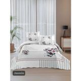 Sofline Çift Kişilik Kapitone Yatak Örtüsü, Klasik Desenli Model - Jasmin (250 X 260Cm)