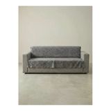 Sofline Kaymaz Tabanlı Tay Tüyü Çekyat, Koltuk, Kanepe Örtüsü(Gri Renk)(175X210cm)