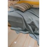 Sofline Premium%100 Pamuk Çift Kişilik Yazlık Pike, Yatak Örtüsü, Terletmez Kumaş(PETROL MAVİSİ)(240X200CM)