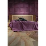 Sofline Premium%100 Pamuk Çift Kişilik Yazlık Pike, Yatak Örtüsü,terletmez Kumaş(MOR RENK) (240X200CM)