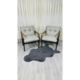 Sofmina Leylak Balkon, Bahçe,teras,cafe - Salon - Metal Kanepe Koltuk Takımı 1-1 Açık Gri