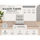 Sofmina Tekli Koltuk 1-1 Minderi Balkon Bahçe Teras Kafe Minderi