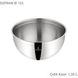 Sofram 16 cm Çelik Kase - 1,35 lt