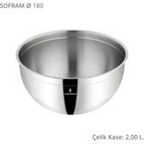 Sofram 18 cm Çelik Kase 2 Litre - 2 lt