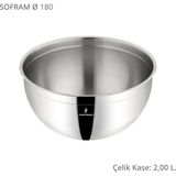 Sofram 18 cm Çelik Kase - 2,0 lt