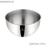 Sofram 20 cm Çelik Kase - 0,60 ml