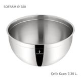 Sofram 28 Cm Çelik Kase 7,30 Litre