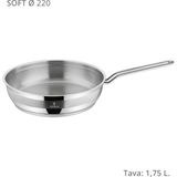 Sofram Soft 22 cm Tava - Gümüş