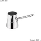 Sofram Soft Tekli 0.20 Lt. Cezve - Gümüş