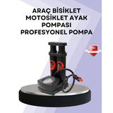 SOFRİVA Basınç Saatli Ayak Pompası Bisiklet ve Araç Uyumlu - RFIOVS5378-5544