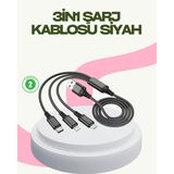 SOFRİVA Hızlı Şarj Destekli Çoklu Şarj Kablosu – Seyahat ve Günlük Kullanım - RFIOVS4460-6934