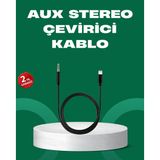 SOFRİVA Lightning to 3.5mm Aux Ses Dönüştürücü Kablo 1 Metre Stereo Uyumlu - RFIOVS8321-1490