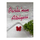 SOFT 0-3 yaş az saçlı ve saçsız bebek tokası kırmızı kelebek