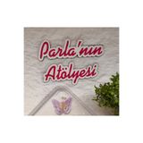 SOFT 0-3 yaş az saçlı ve saçsız bebek tokası Mor Kelebek