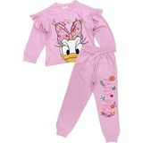 Soft and Baby Kız Çocuk Daisy Duck Alt Üst Takım Eşofman Takımı - Pembe - 9 - 10 Yaş