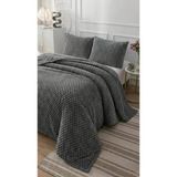 Soft Arya Çift Kişilik Yatak Örtüsü 260X240 Gri