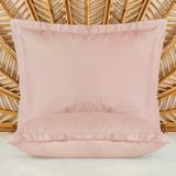 Soft Basic Oxford Saten 2'Li Yastık Kılıfı - Gülkurusu - 50X70 Cm