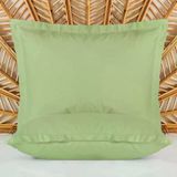 Soft Basic Oxford Saten 2'Li Yastık Kılıfı - Yeşil - 50X70 Cm