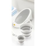 Soft Bebek Küveti 3 Lü Set– Silikon Fileli Bebek Besleme Yıkama Banyo Küveti Bebek Banyo Oturağı