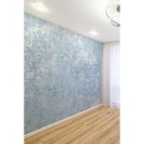 Soft Blue Vintage Açık Mavi Dokulu Tekstil Duvar Kağıdı, 200 x 150