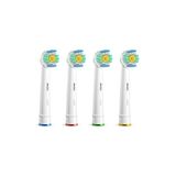 Soft Bristles Oral B Diş Fırçası Uyumlu 4 Yedek Başlık EB18 A Orta Sertlikte Fırça Kılı