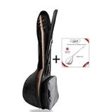 Soft Case Kısa Sap Bağlama Saz Kılıfı Siyah Od44 Tel Takımı Hediye