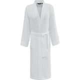 Soft Cotton Soft Pique Kimono Bornoz Beyaz L