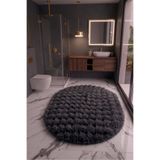 SOFT DECOR 1'Li Bubble Peluş Banyo paspası Halısı Su emici 30x40 cm Yıkanabilir Kaymaz taban