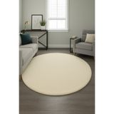 SOFT DECOR Modern Dekoratif Halı Kaymaz Taban Yıkanabilir Salon/Oturma Odası Halısı Yuvarlak Halı