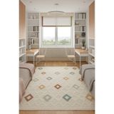 SOFT DECOR Modern Dokuma Halı Micro Fiber Polyester İskandinav Pinterse Desen Salon Antre Halısı