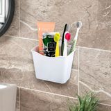Soft Hom Yapışkan Bantlı Diş Fırçalık Organizer - Beyaz