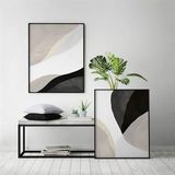 Soft İkili Set Yağlı Boya Dokulu Tablo