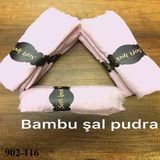 Soft İpek Bambu Pamuk Şal (Pudra) 902-116