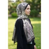 Soft İpek Etnik Desen Soft Şal 412-114